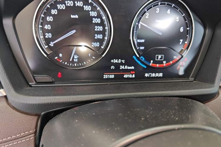 Used BMW X1 2021 Revised xDrive25Li Premium Edition Odometer Close Up