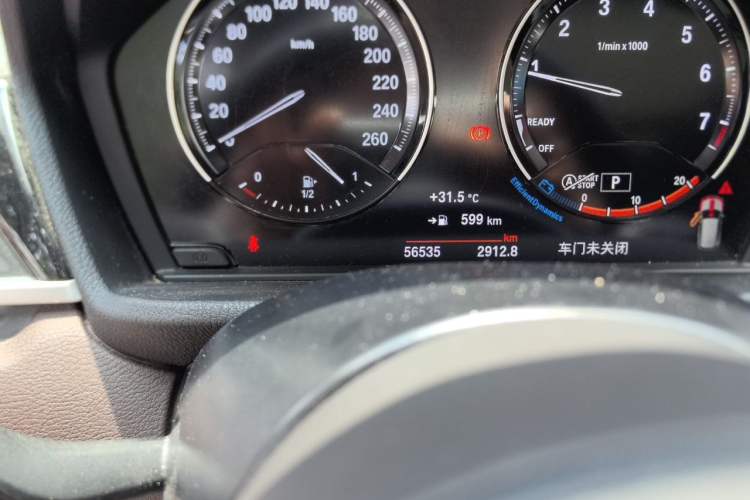 Used BMW X1 2021 sDrive20Li Premium Edition Odometer Close Up
