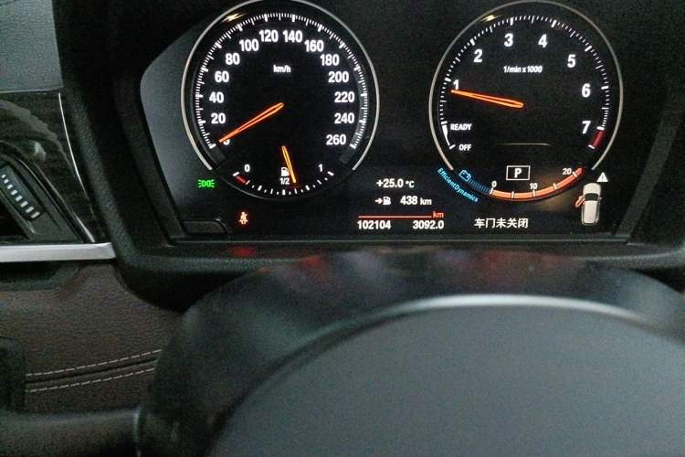 Used BMW X1 2021 Revised xDrive25Li Premium Edition Odometer Close Up