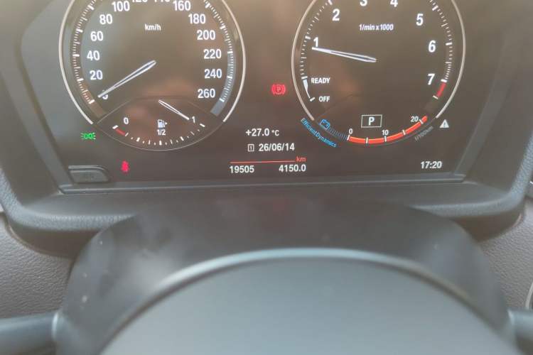 Used BMW X1 2021 sDrive25Li Leading Model Odometer Close Up