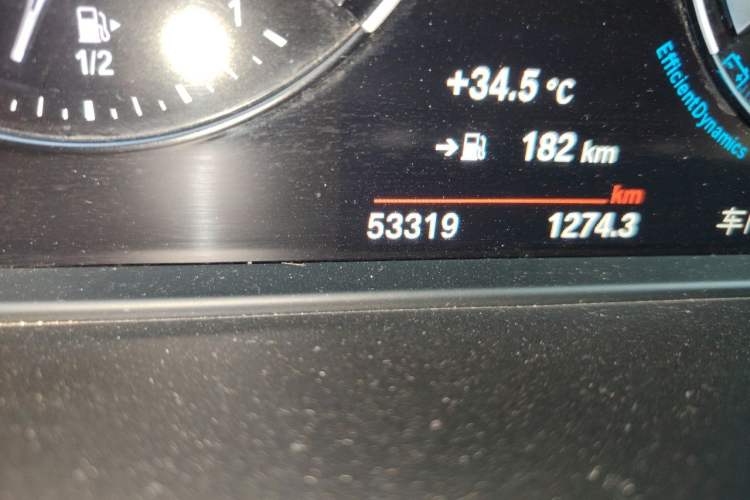 Used BMW X1 2021 sDrive25Li Leading Model Odometer Close Up