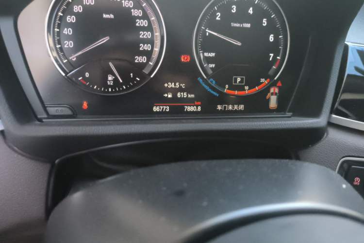 Used BMW X1 2021 Revised xDrive25Li Premium Edition Odometer Close Up