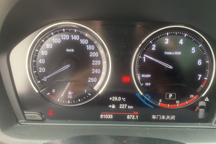 Used BMW X1 2021 sDrive20Li Premium Edition Odometer Close Up