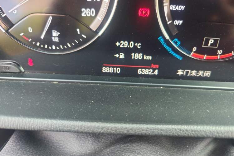 Used BMW X1 2021 sDrive25Li Leading Model Odometer Close Up