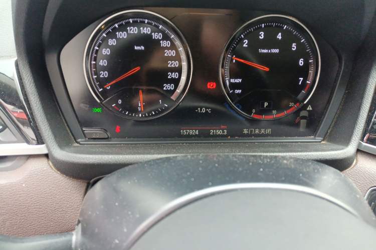 Used BMW X1 2021 sDrive20Li Premium Edition Odometer Close Up