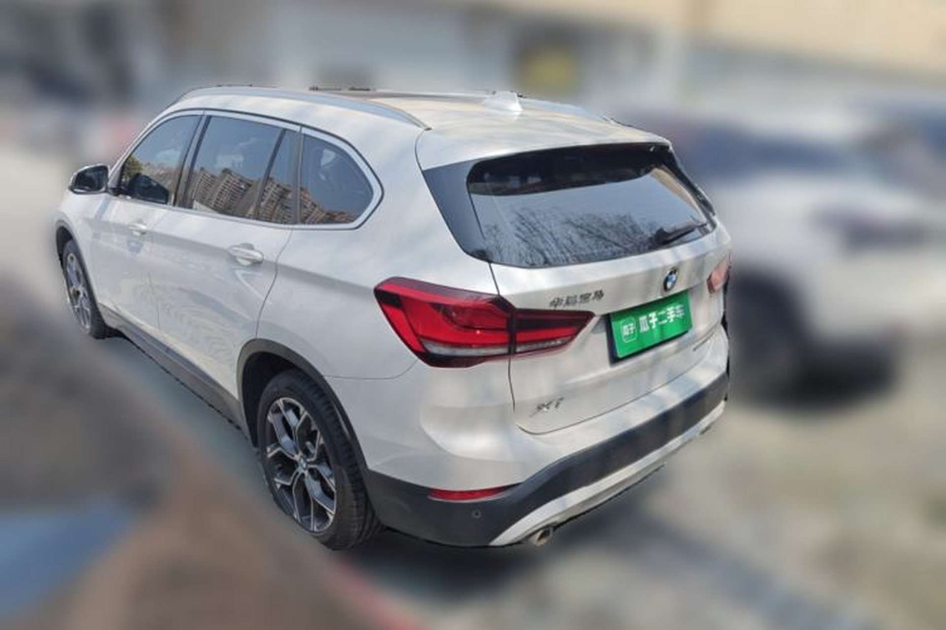 Used BMW X1 2021 Restyled sDrive25Li Leading Edition Rear Left 45 Deg