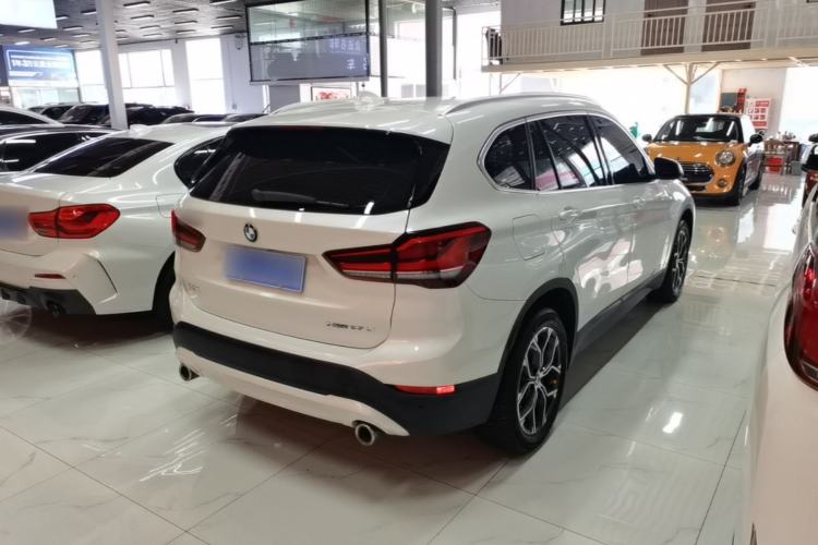 Used BMW X1 2021 Restyled sDrive25Li Leading Edition Rear Right 45 Deg