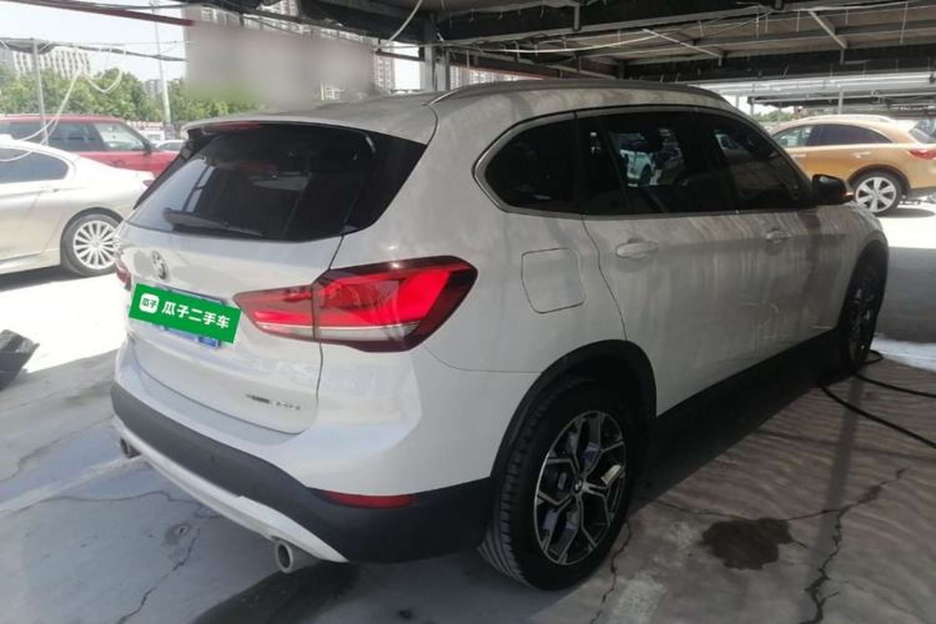 Used BMW X1 2021 Restyled sDrive25Li Leading Edition Rear Right 45 Deg