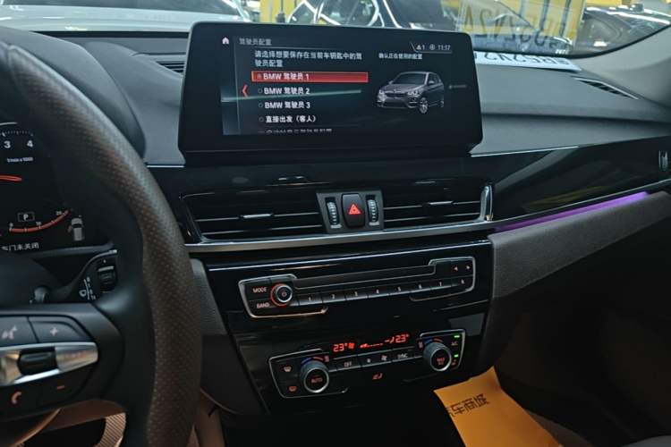 Used BMW X1 2022 sDrive25Li Leading Model Audio And AC Panel