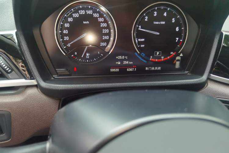 Used BMW X1 2022 sDrive20Li Luxury Model Odometer Close Up