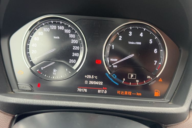 Used BMW X1 2022 sDrive20Li Luxury Model Odometer Close Up