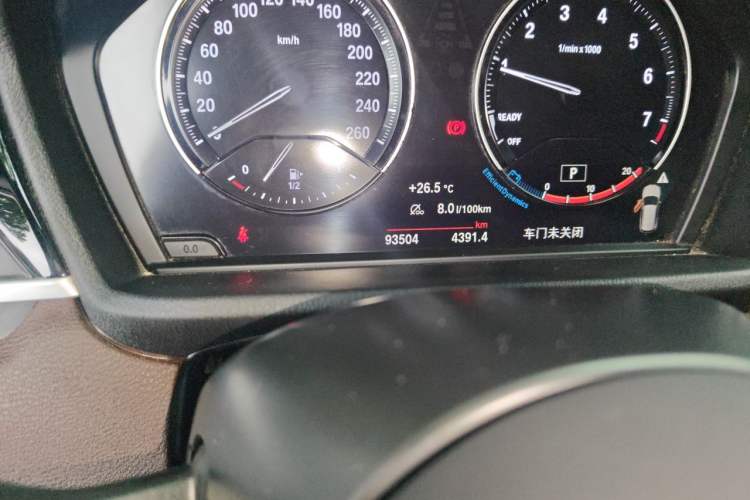 Used BMW X1 2022 sDrive20Li Luxury Model Odometer Close Up