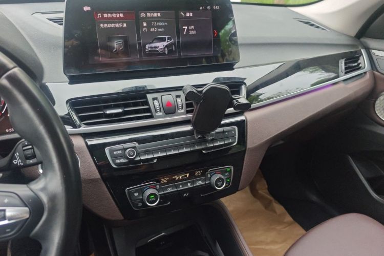 Used BMW X1 2022 sDrive25Li Leading Model Audio And AC Panel