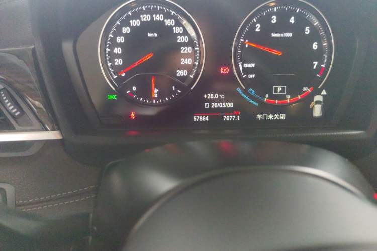 Used BMW X1 2022 Updated xDrive25Li Premium Edition Odometer Close Up