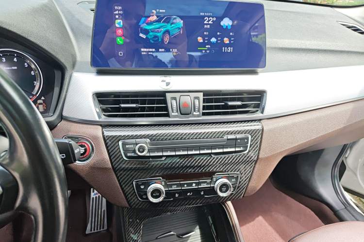Used BMW X1 2022 sDrive25Li Leading Model Audio And AC Panel