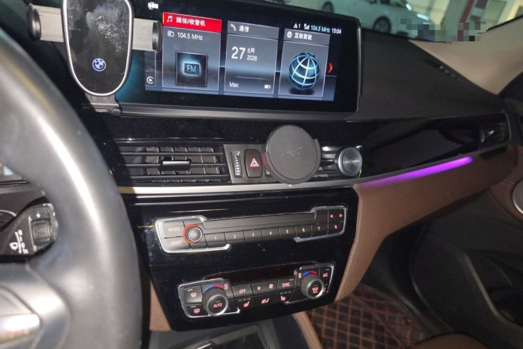 Used BMW X1 2022 sDrive25Li Leading Model Audio And AC Panel