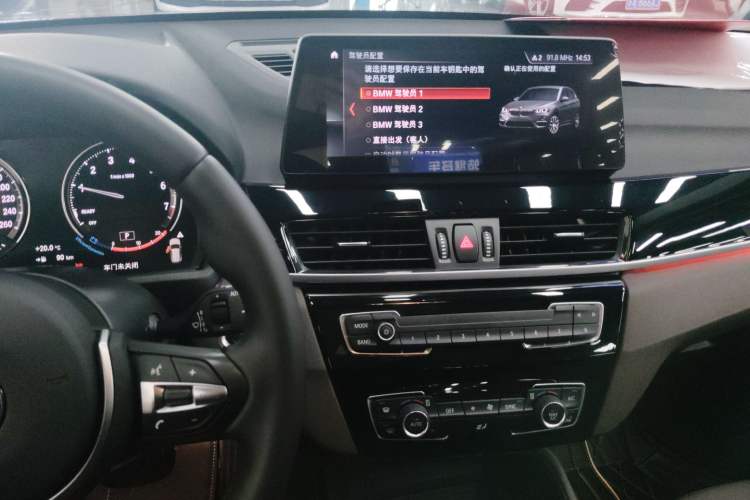 Used BMW X1 2022 sDrive25Li Leading Model Audio And AC Panel