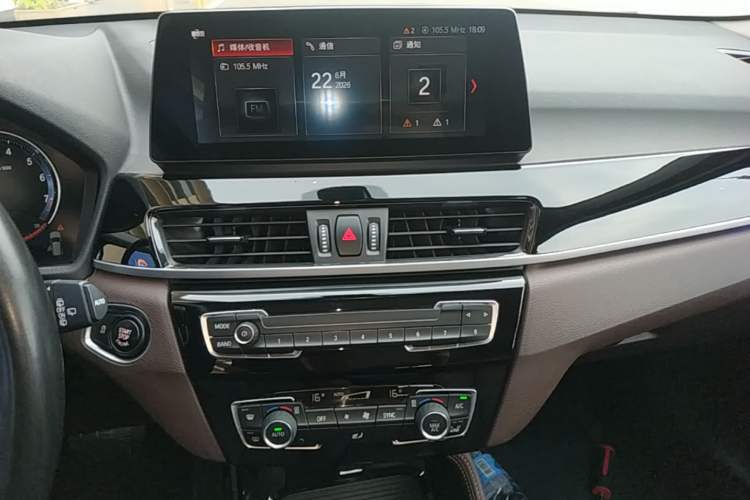 Used BMW X1 2022 sDrive20Li Luxury Model Audio And AC Panel