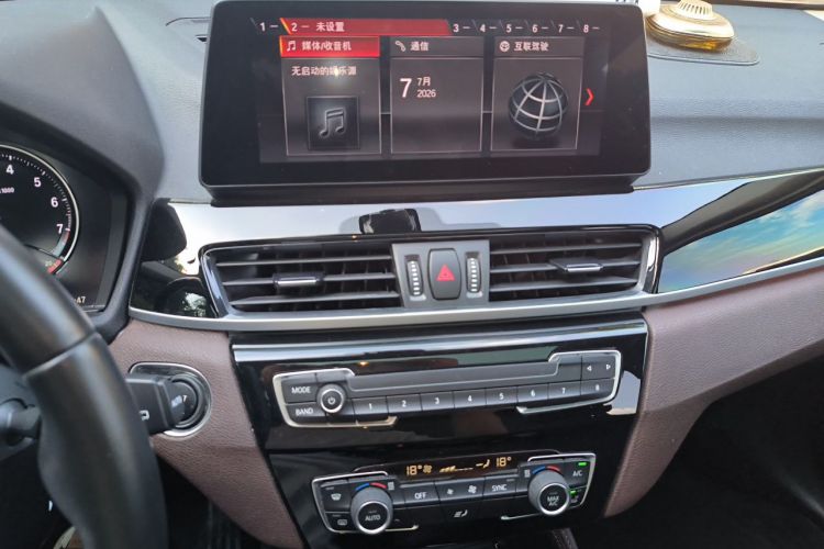 Used BMW X1 2022 sDrive20Li Luxury Model Audio And AC Panel