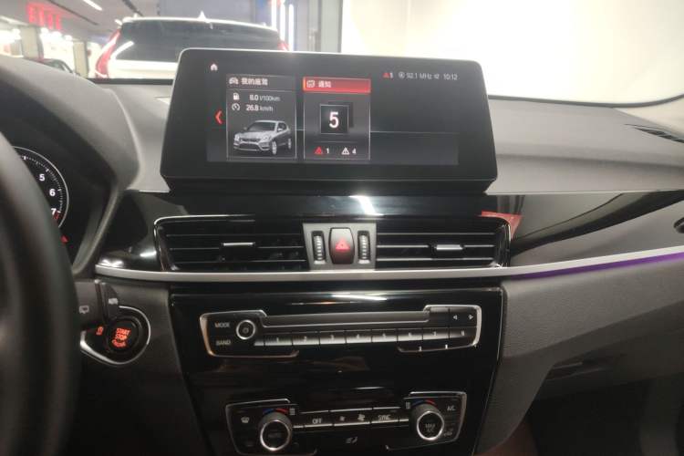 Used BMW X1 2022 sDrive25Li Leading Model Audio And AC Panel