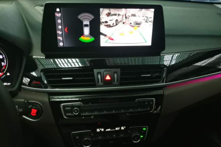 Used BMW X1 2022 sDrive25Li Leading Model Audio And AC Panel