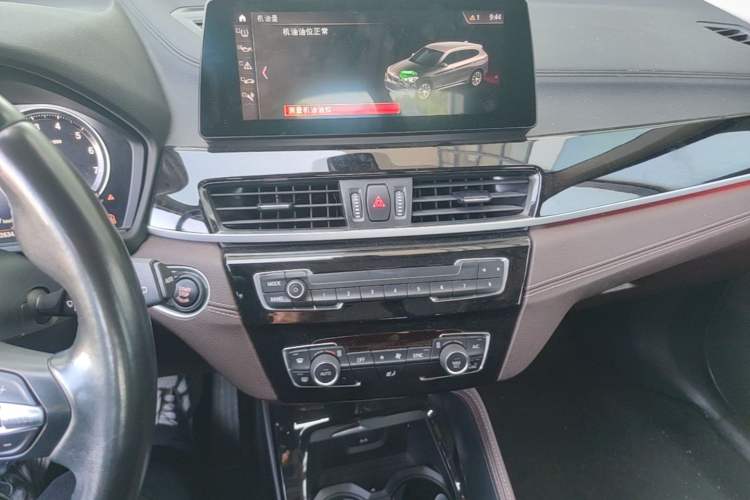 Used BMW X1 2022 sDrive20Li Luxury Model Audio And AC Panel