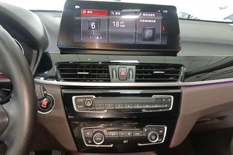 Used BMW X1 2022 sDrive25Li Leading Model Audio And AC Panel