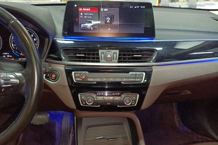 Used BMW X1 2022 sDrive25Li Leading Model Audio And AC Panel