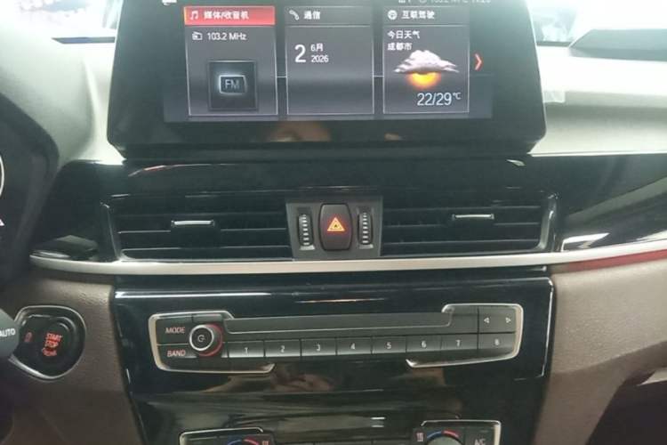 Used BMW X1 2022 sDrive25Li Leading Model Audio And AC Panel