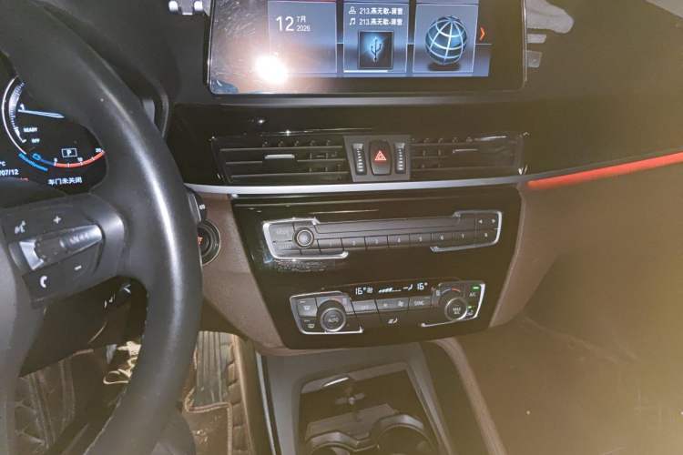 Used BMW X1 2022 sDrive25Li Leading Model Audio And AC Panel