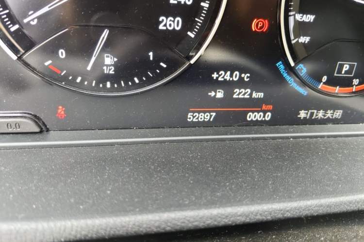 Used BMW X1 2022 sDrive20Li Fashion Model Odometer Close Up