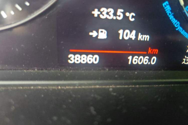 Used BMW X1 2022 sDrive25Li Leading Model Odometer Close Up