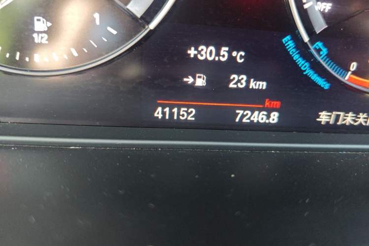 Used BMW X1 2022 sDrive20Li Luxury Model Odometer Close Up
