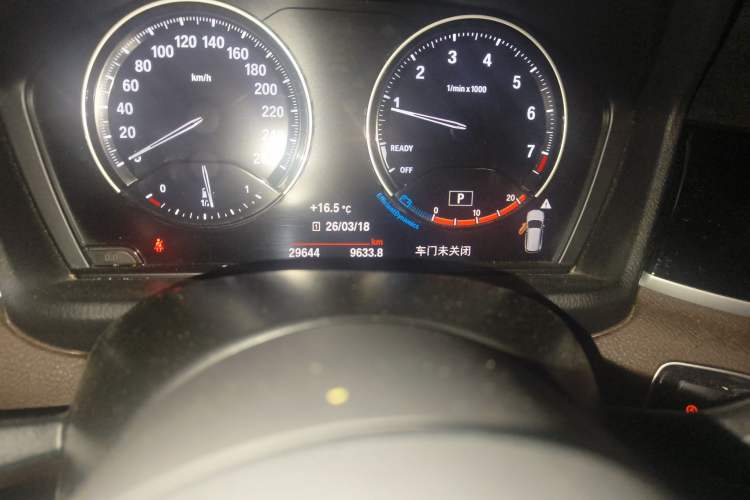 Used BMW X1 2022 sDrive25Li Leading Model Odometer Close Up