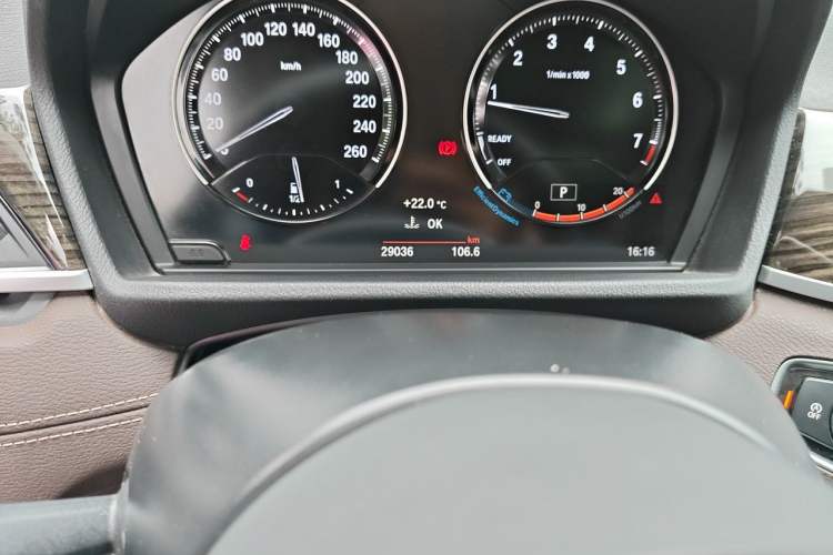 Used BMW X1 2022 xDrive25Li Luxury Model Odometer Close Up