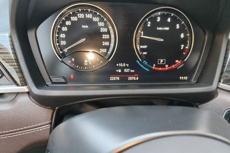 Used BMW X1 2022 xDrive25Li Luxury Model Odometer Close Up