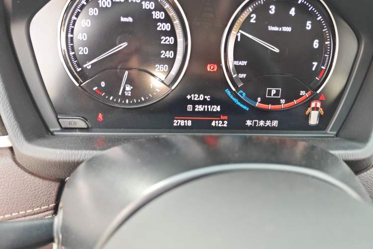 Used BMW X1 2022 xDrive25Li Luxury Model Odometer Close Up