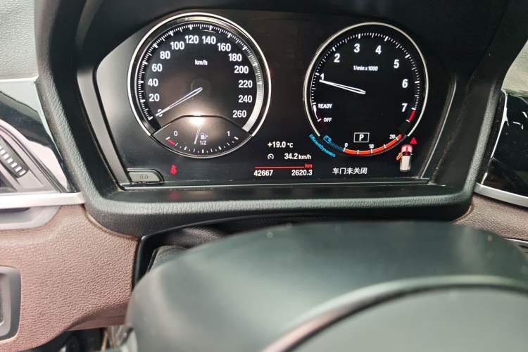 Used BMW X1 2022 sDrive20Li Luxury Model Odometer Close Up