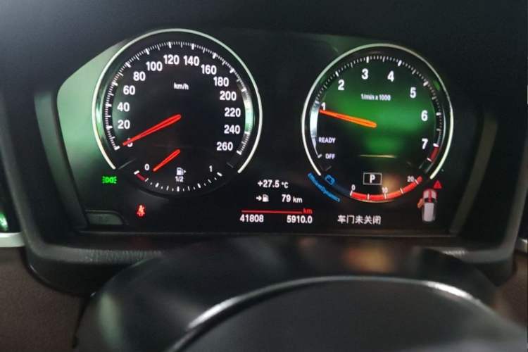 Used BMW X1 2022 sDrive25Li Leading Model Odometer Close Up