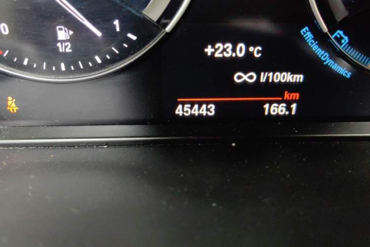 Used BMW X1 2022 sDrive20Li Luxury Model Odometer Close Up