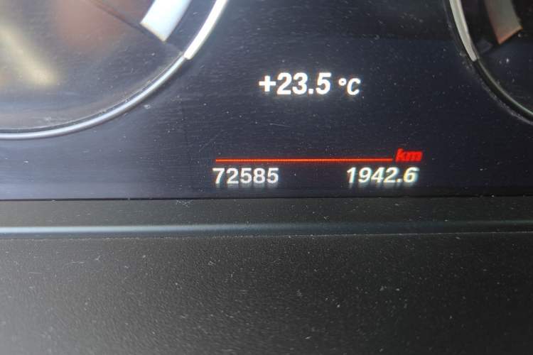 Used BMW X1 2022 xDrive25Li Luxury Model Odometer Close Up