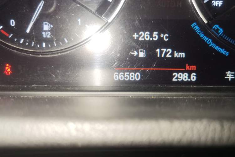Used BMW X1 2022 sDrive20Li Fashion Model Odometer Close Up