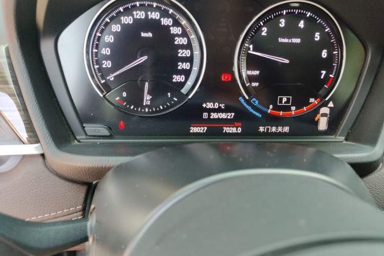 Used BMW X1 2022 xDrive25Li Luxury Model Odometer Close Up