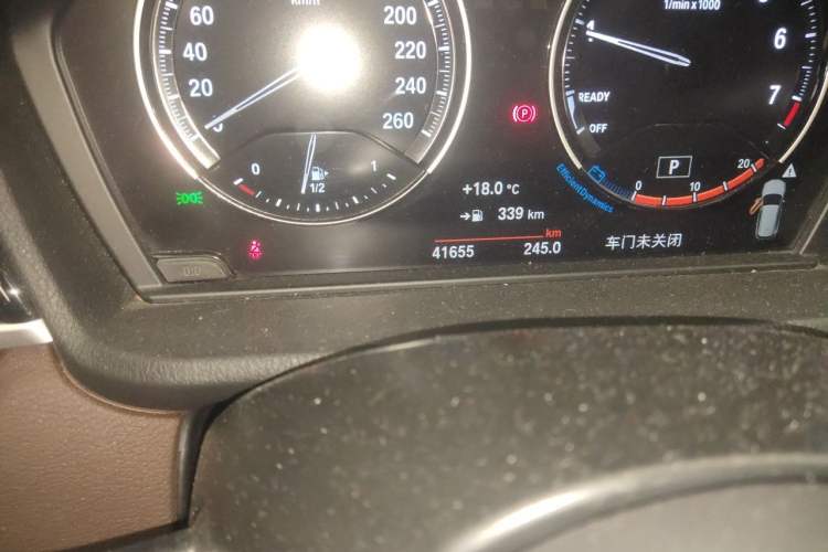 Used BMW X1 2022 sDrive20Li Luxury Model Odometer Close Up