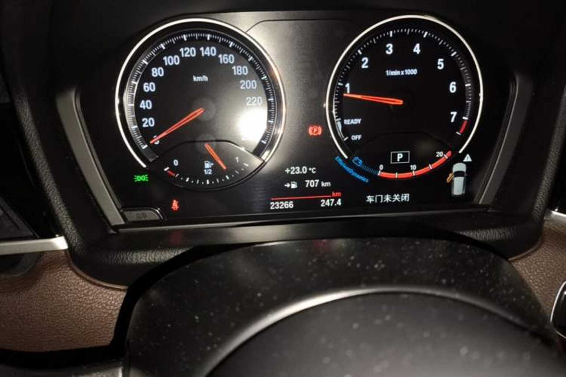 Used BMW X1 2022 sDrive25Li Leading Model Odometer Close Up