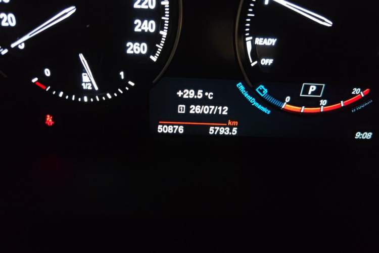 Used BMW X1 2022 sDrive25Li Leading Model Odometer Close Up