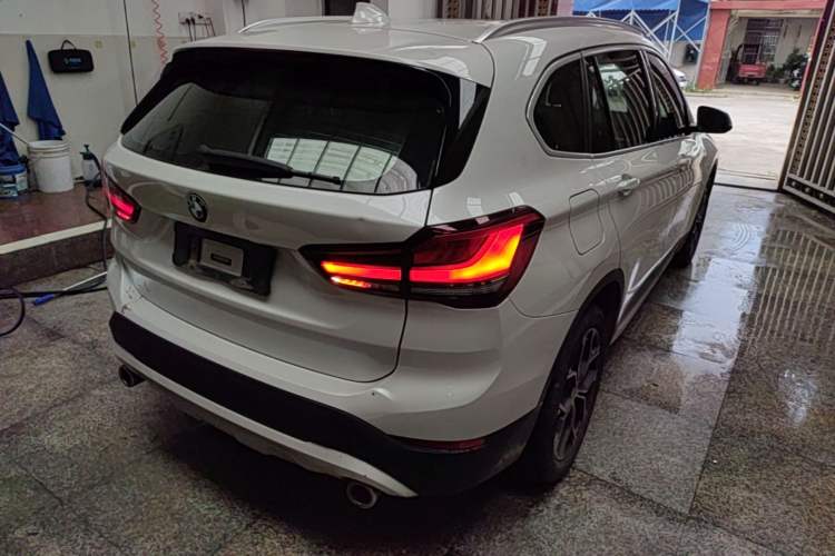 Used BMW X1 2022 sDrive20Li Luxury Model Rear Right 45 Deg