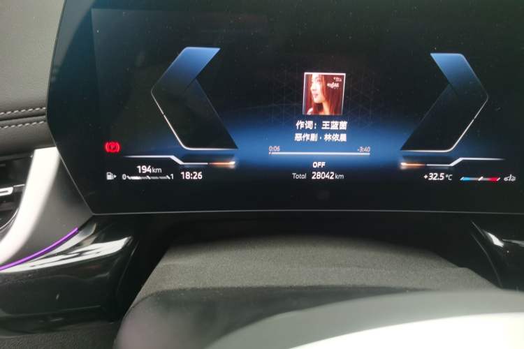 Used BMW X1 2023 sDrive20Li X Design Package Odometer Close Up