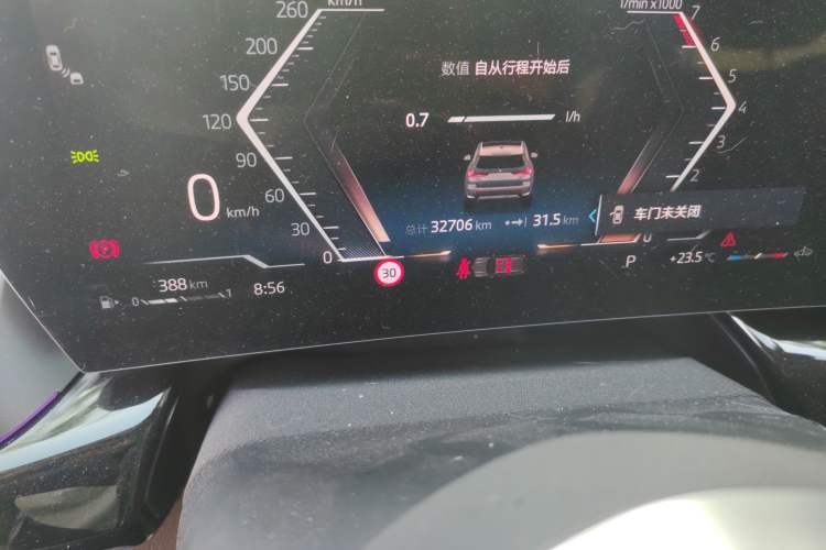 Used BMW X1 2023 sDrive25Li X Design Package Odometer Close Up