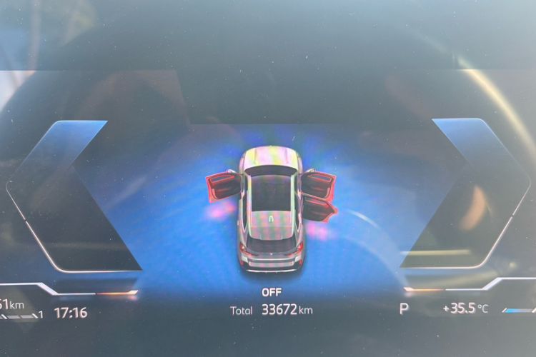 Used BMW X1 2023 sDrive25Li M Sport Package Odometer Close Up